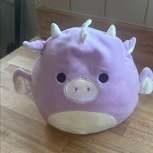 Purple Plush Dragon Toy